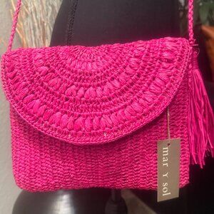 Mar Y Sol Naomi Pink Crossbody